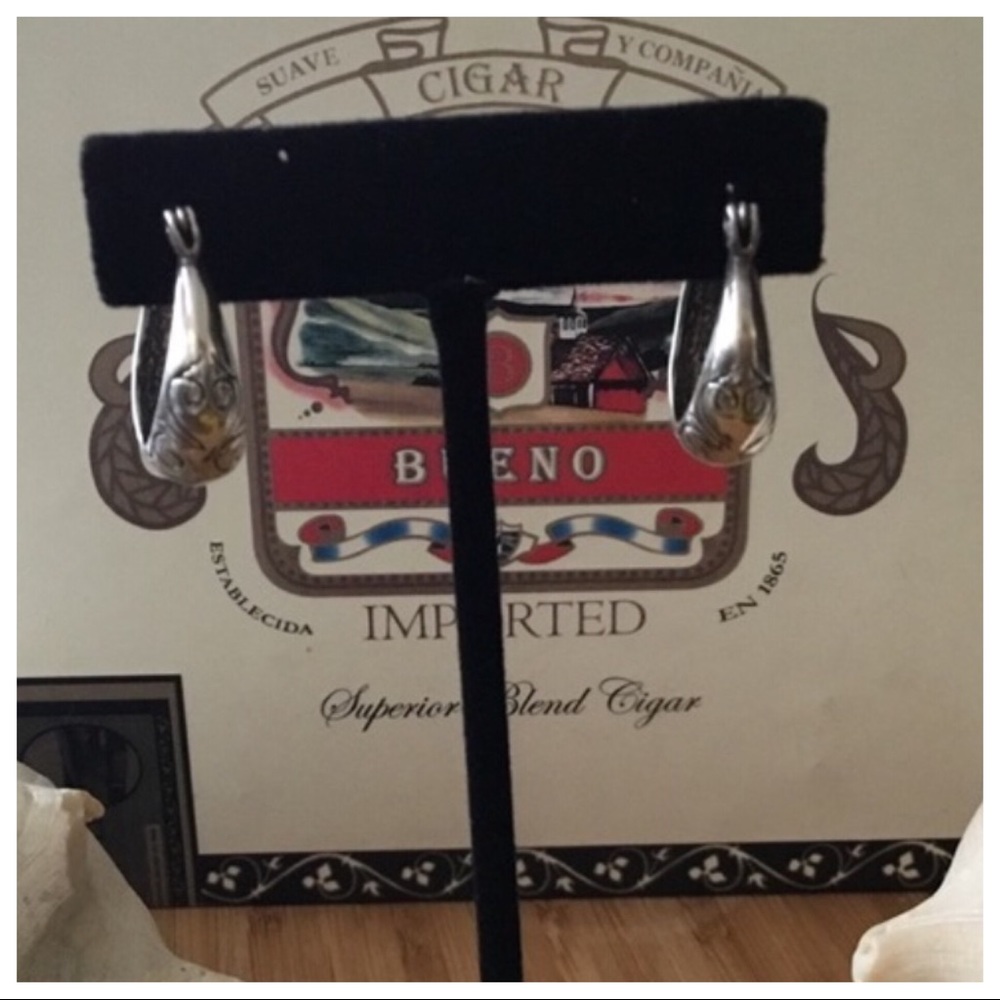 Vintage Sterling Silver Filigree 1/2Inch Earrings Final🔥